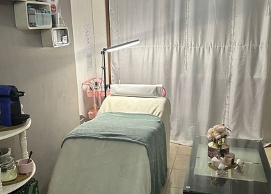 Comfortable spa bed at Gorgeous Nail Bar & Lashes, Port Louis, Port Louis District, MU with serene decor.