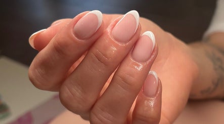 Close-up of manicured nails at Tailored By Tay - You’re Lit Clinic, Snodland, England, GB.