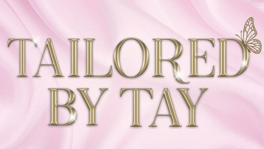 Tailored By Tay - You’re Lit Clinic logo on soft pink background in Snodland, England, GB.