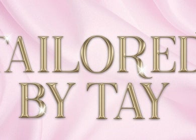 Tailored By Tay - You’re Lit Clinic logo on soft pink background in Snodland, England, GB.
