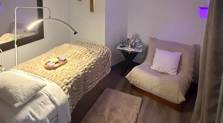 Calming spa room at VFace Miami with cozy bed and soft lighting, Miami Beach, Florida, US.