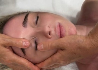 Relaxing facial massage at VFace Miami, Miami Beach, Florida, US, promoting wellness and tranquility.