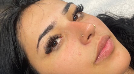 Close-up of eyelash extensions at Ethereal Beauty Bar, Eglinton, Western Australia, AU.