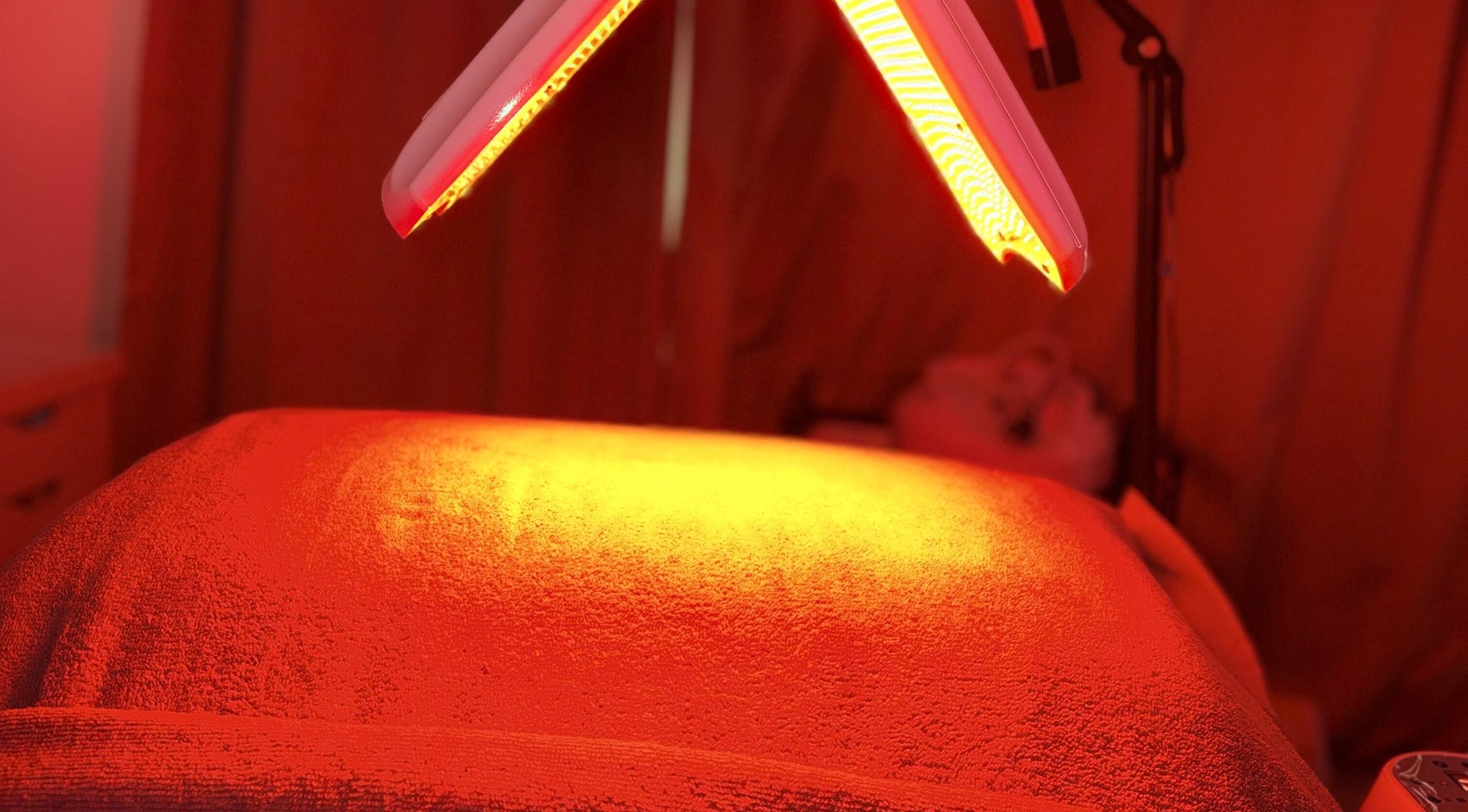 Infrared therapy setup at Your Skin Bar in Melbourne, Victoria, AU offering rejuvenating wellness treatments.