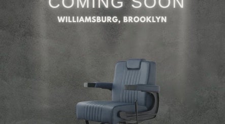 A modern salon chair hinting at the upcoming SAVANT Williamsburg in New York, New York, US.