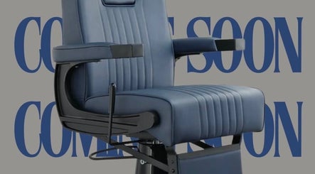 Elegant blue salon chair at SAVANT Williamsburg, New York, New York, US, showcasing upcoming style.