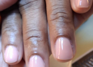 Elegant pink manicure at Classy Rose Nail Studio, Sxm, SXM, SX highlighting expert nail care.