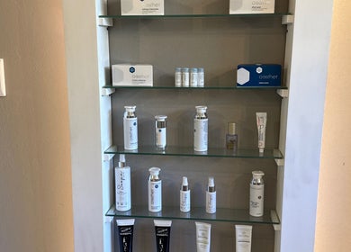Elegant display of skincare products at Royal Tree Beauty, Potchefstroom, North West, ZA.