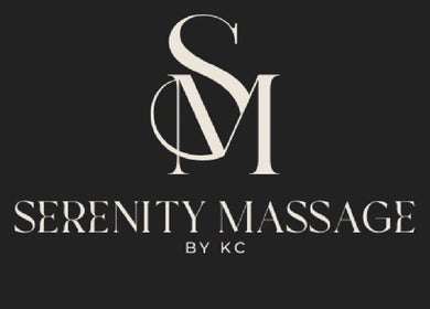 Serenity Massage by KC logo, Cuffley, England, GB, featuring elegant initials design.