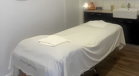 Calming massage room at Nee Massage | SHENTON PARK in Shenton Park, Western Australia, AU.