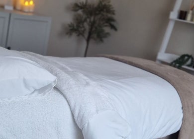 Relaxation therapy room at Soul Serenity Beauty & Wellness in Newborough, England, GB.
