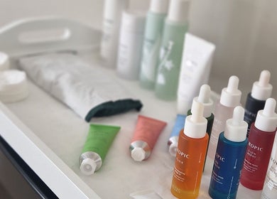 Beauty elixirs displayed at Soul Serenity Beauty & Wellness, Newborough, England, GB for premium skincare.