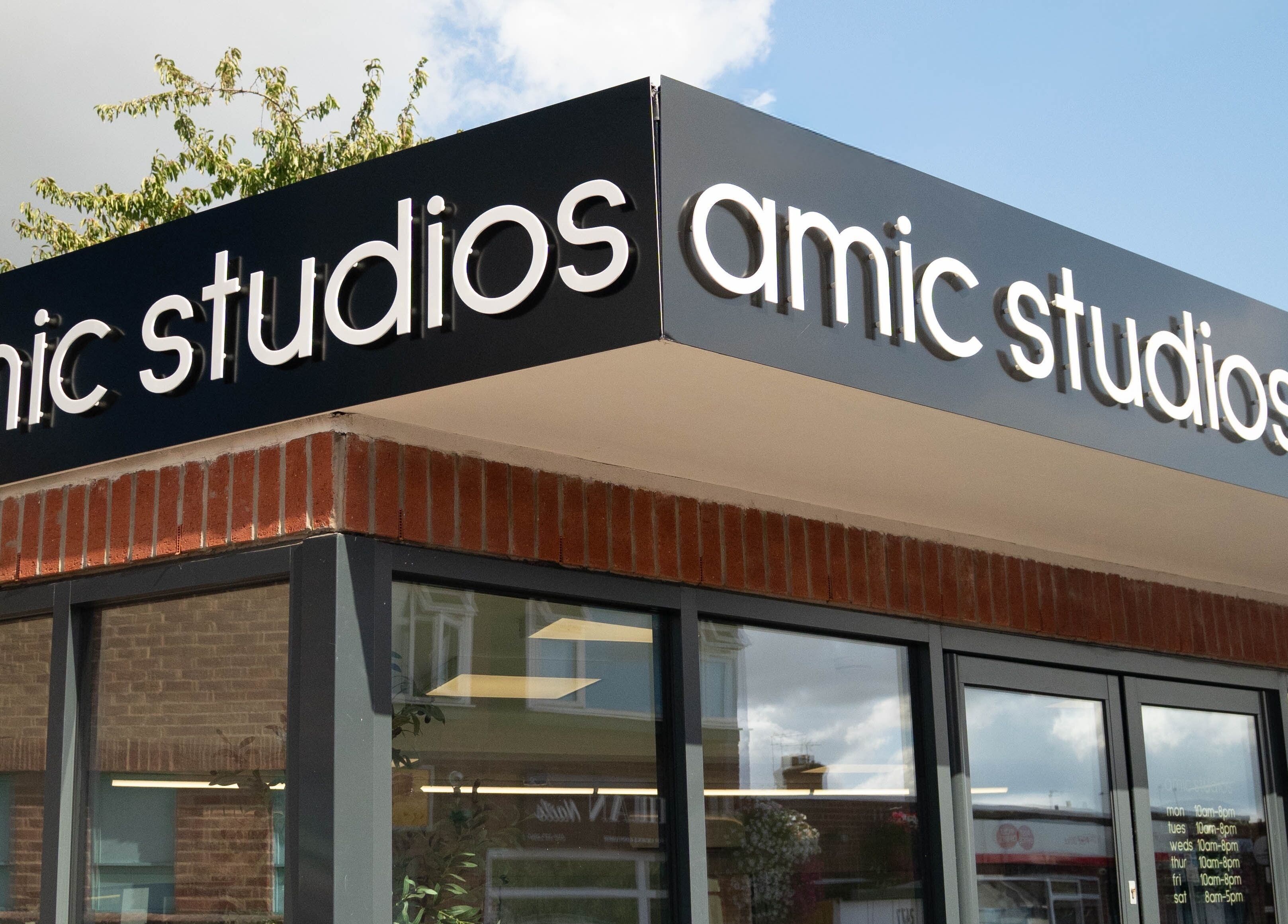Amic Studios exterior showcasing modern facade in Birstall, England, GB.