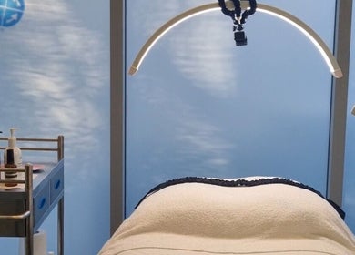 Tranquil treatment room at Glow by Domenica in Leederville, Western Australia, AU. Perfect for relaxation.