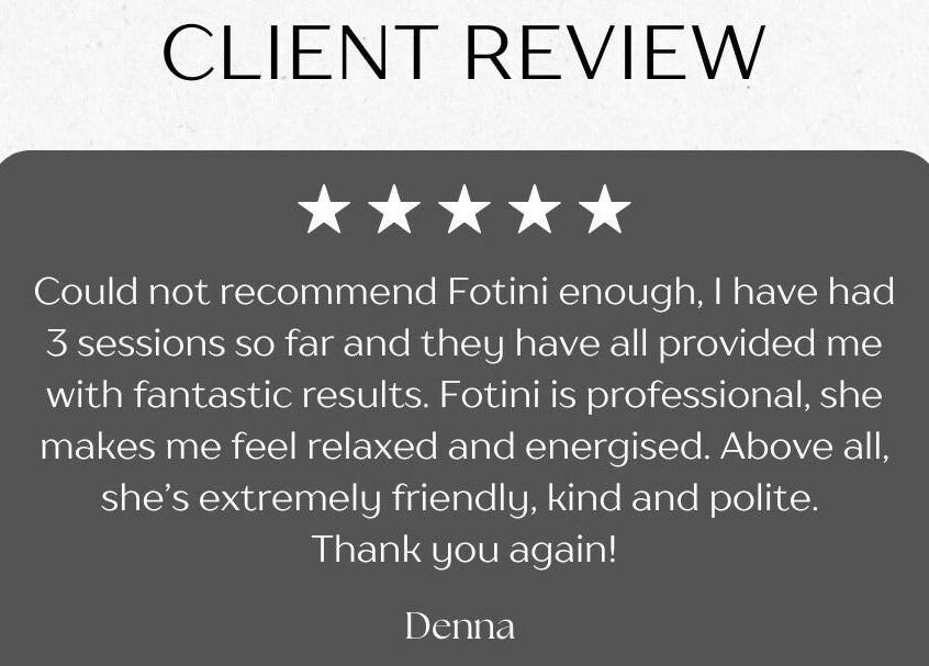 Client review for Bod by Fod Cyprus, Episkopi Lemesou, Limassol, CY with five-star rating.