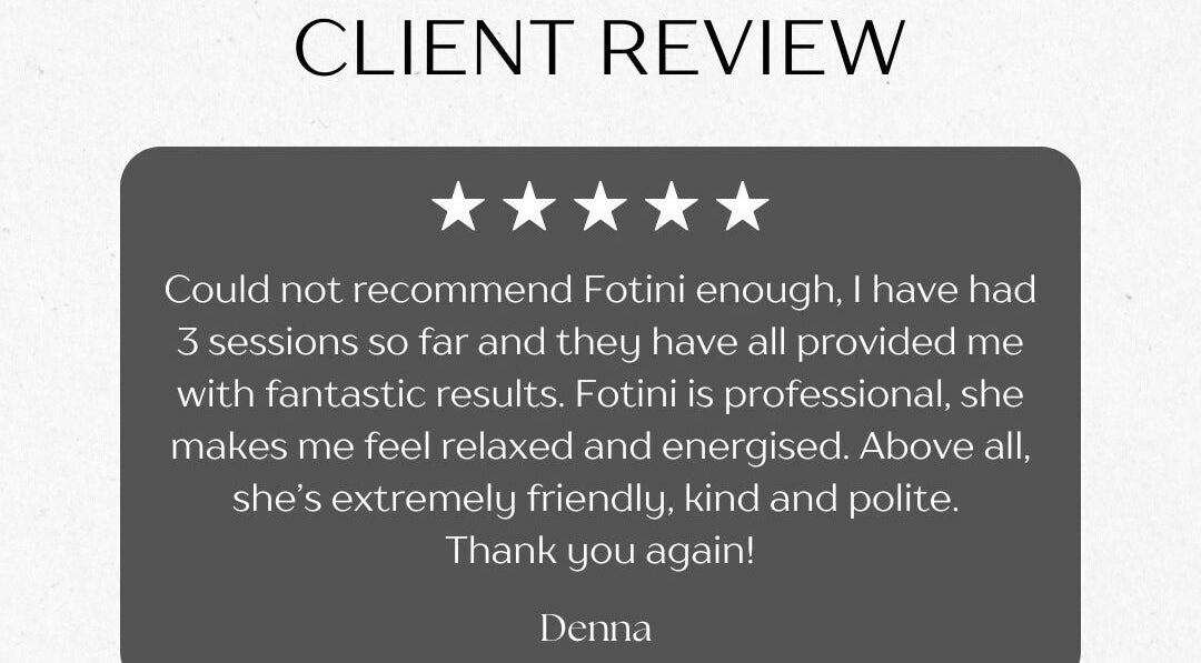 Client review for Bod by Fod Cyprus, Episkopi Lemesou, Limassol, CY with five-star rating.