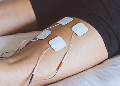 Physical therapy with electrodes at Elinos Petrou Physiotherapy Center | Φυσικοθεραπεία Λευκωσία - Μέλος ΓΕΣΥ, Strovolos, Lefkosia, CY.