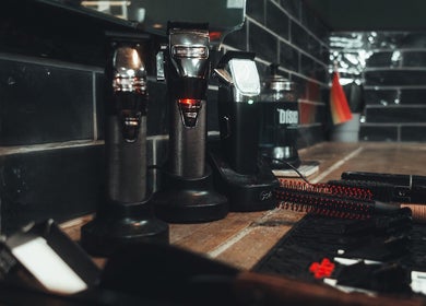 High-quality grooming tools at Lost & Found, Sheffield, England, GB beauty and wellness venue.