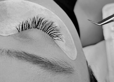 Expert eyelash extension application at Self Beauty, Ripon, England, GB.