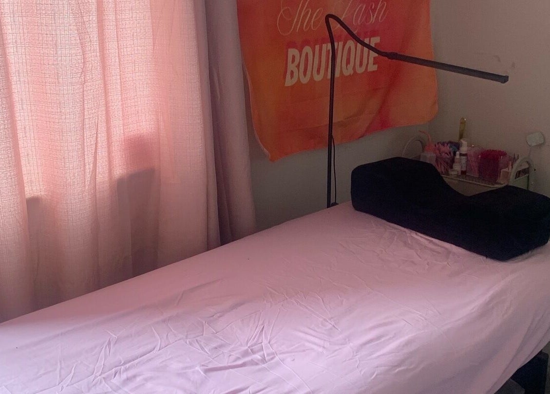 Cozy lash room at The Lash Boutique, Cork, County Cork, IE, featuring a comfortable treatment bed.