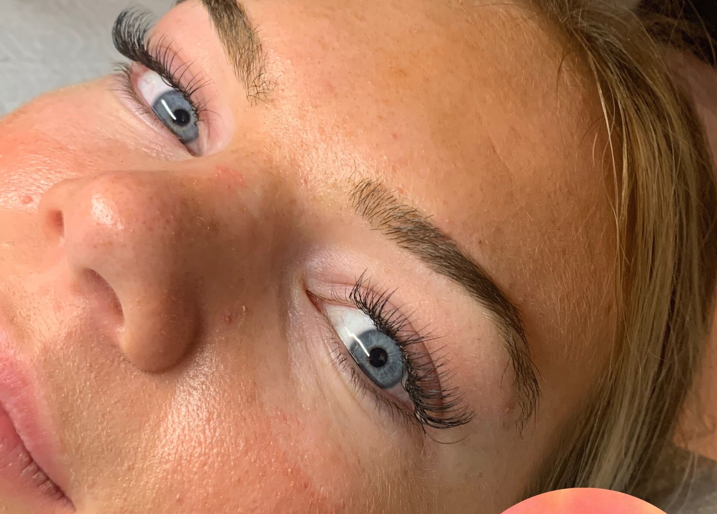 Close-up of styled lashes at The Lash Boutique in Cork, County Cork, IE, showcasing expert beauty care.