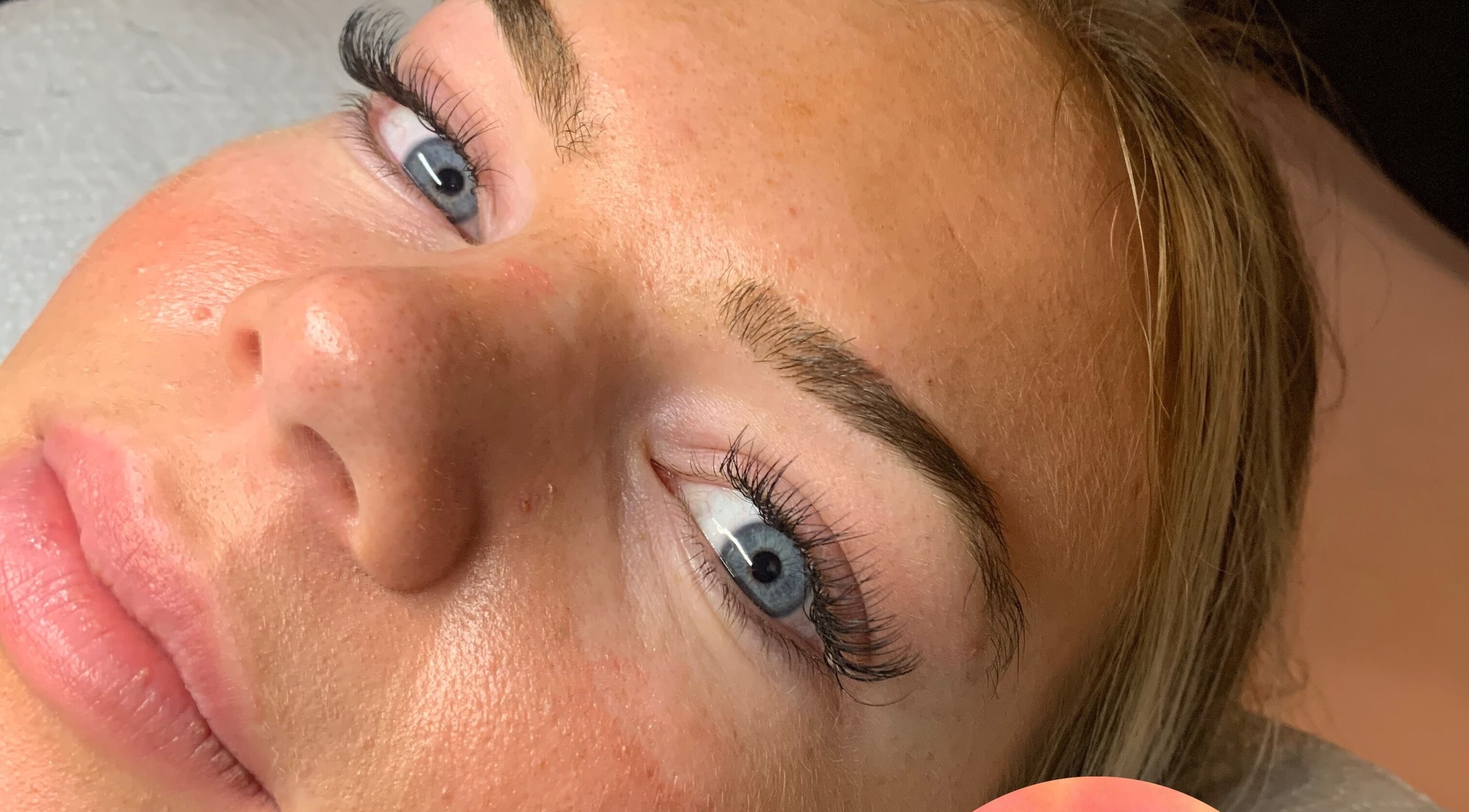 Close-up of styled lashes at The Lash Boutique in Cork, County Cork, IE, showcasing expert beauty care.