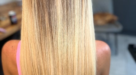 Luxe blonde hair at Hair By Terese in Hockley, England, GB showcasing smooth, sleek finish.