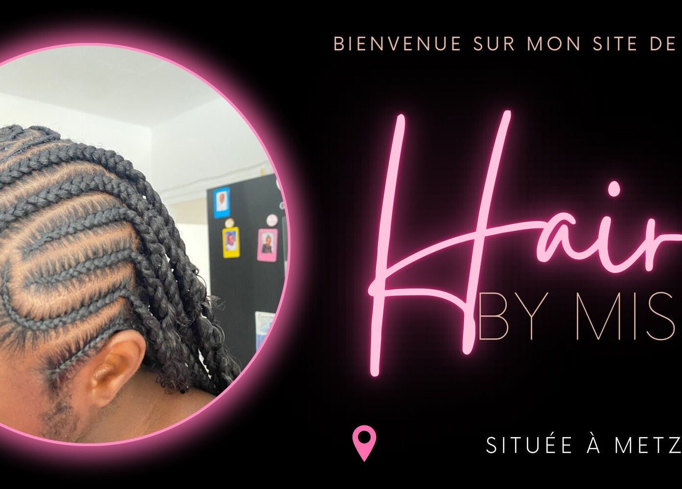 Coiffure tressée élégante chez Miss D Hair, Metz, Grand Est, FR, apportant une touche de style unique.