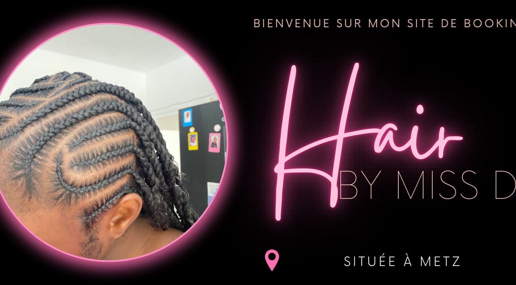 Coiffure tressée élégante chez Miss D Hair, Metz, Grand Est, FR, apportant une touche de style unique.