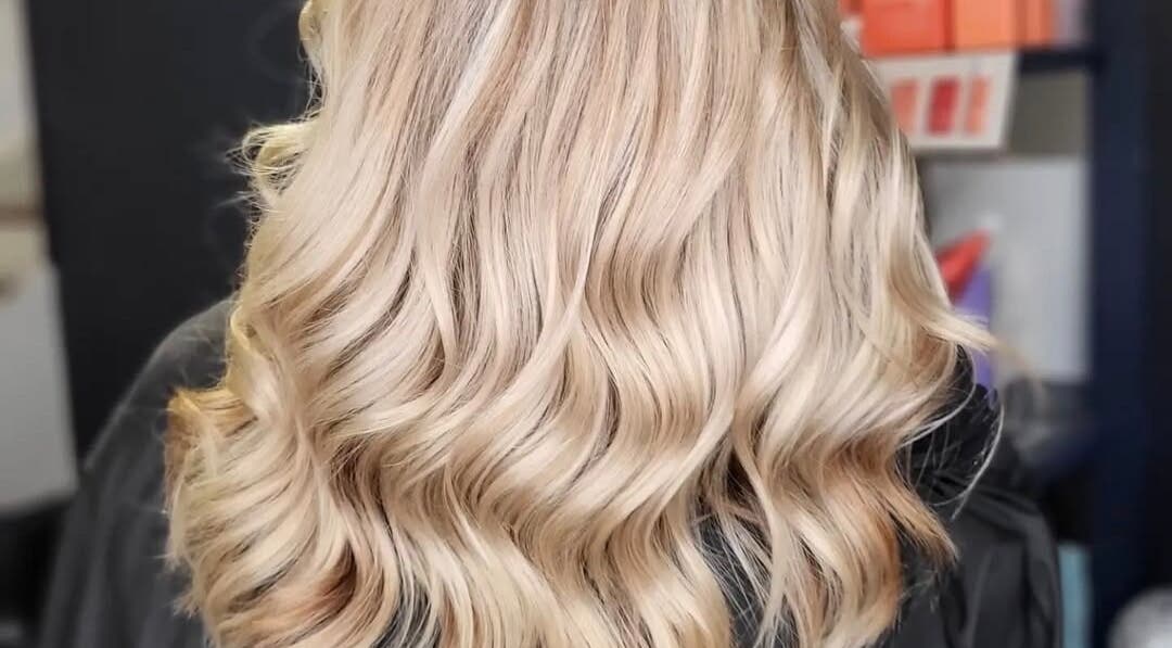 Elegant blonde waves styled at The Blonde Theory, Penrith, England, GB, showcasing expertise in hair design.