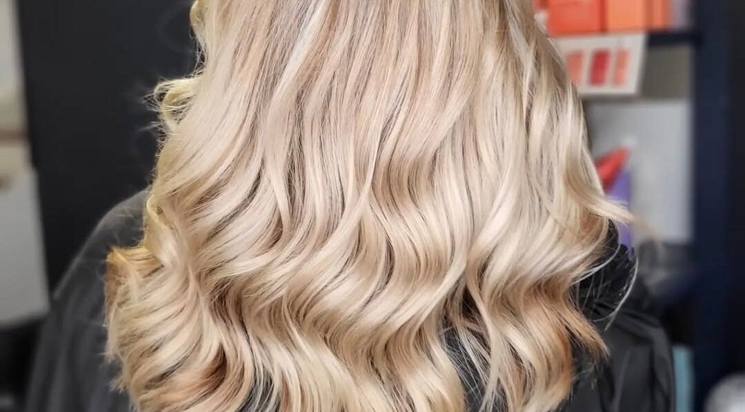 Elegant blonde waves styled at The Blonde Theory, Penrith, England, GB, showcasing expertise in hair design.