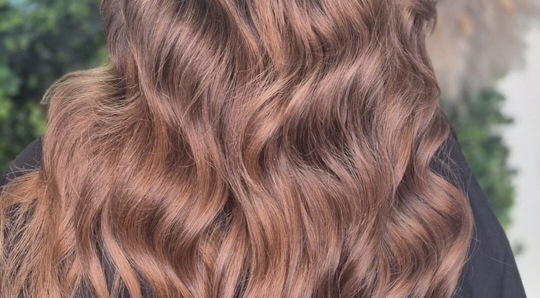 Beautiful wavy brunette hair styled at The Blonde Theory, Penrith, England, GB salon.