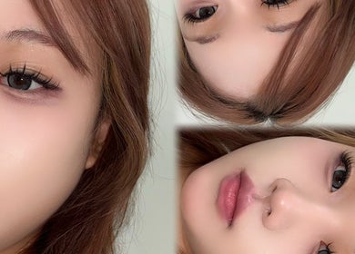 Closeup of eye makeup and lashes at Lumé Beauty Studio, Markham, Ontario, CA.