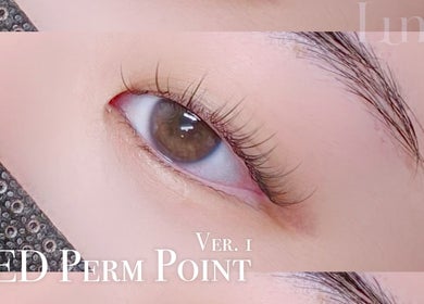 LED lash perm at Lumé Beauty Studio in Markham, Ontario, CA enhancing natural lash curl.