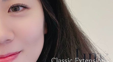 Close-up of elegant eyelash extensions at Lumé Beauty Studio, Markham, Ontario, CA, showcasing expert application.
