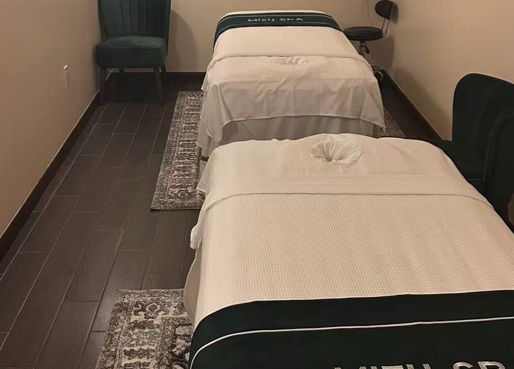 Relaxing massage beds at Mizu Spa Massage - Delray Beach, Delray Beach, Florida, US, providing serene ambiance.