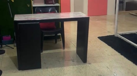 Elegant desk setup at Luxlooks.bylea, Savanna La Mar, Westmoreland Parish, JM, enhancing client experience.