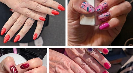 Beautiful nail art designs at Nailed It Yate, showcasing vibrant colors and patterns. Yate, England, GB.