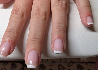 French manicure at Nailed It Yate, Yate, England, GB showcasing elegant nail art.