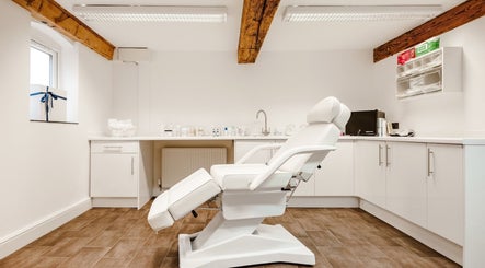 Modern treatment room at Get The Glo Wellness & Beauty, Millhouse Clinics, Alvechurch, England, GB.