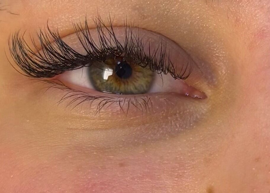 Close-up of styled lashes at Fatima Beauty House in Aqaba, Aqaba Governorate, JO.