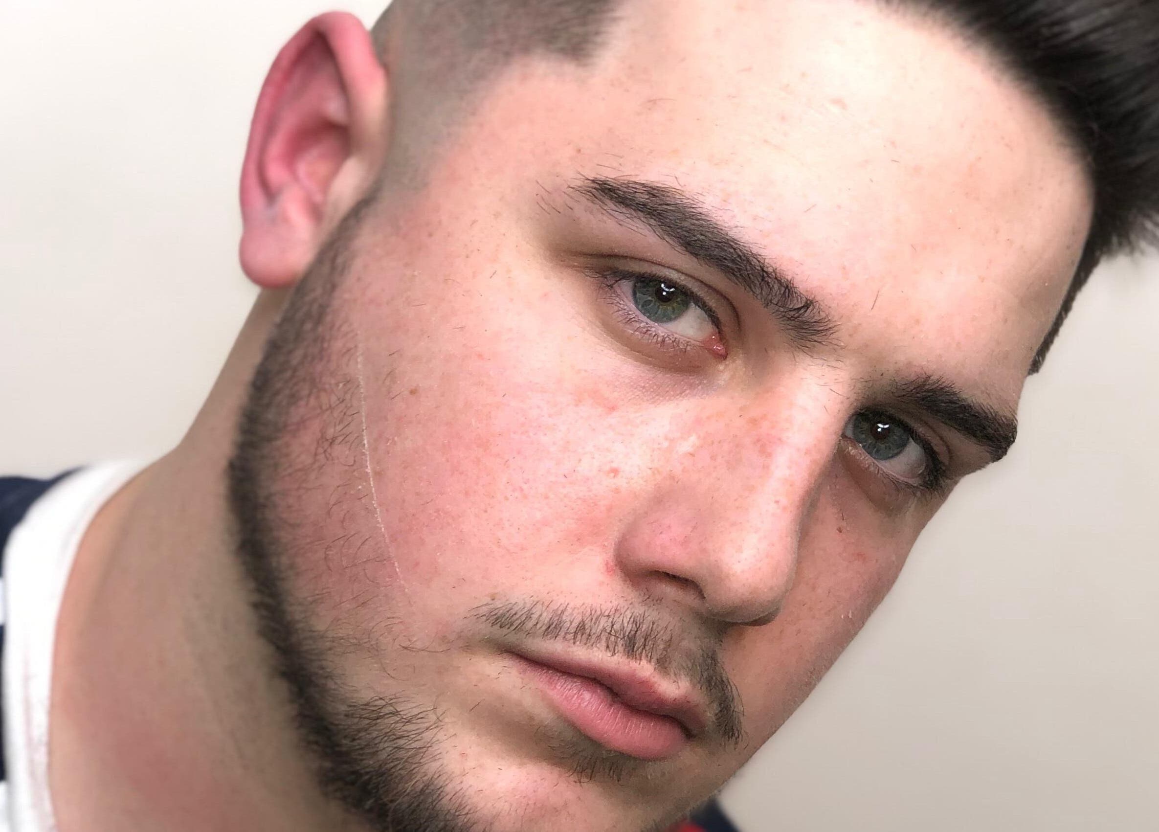 Close-up of a crafted beard style at Klipkonnect, Dubai, Dubai, AE. Showcasing modern grooming techniques.