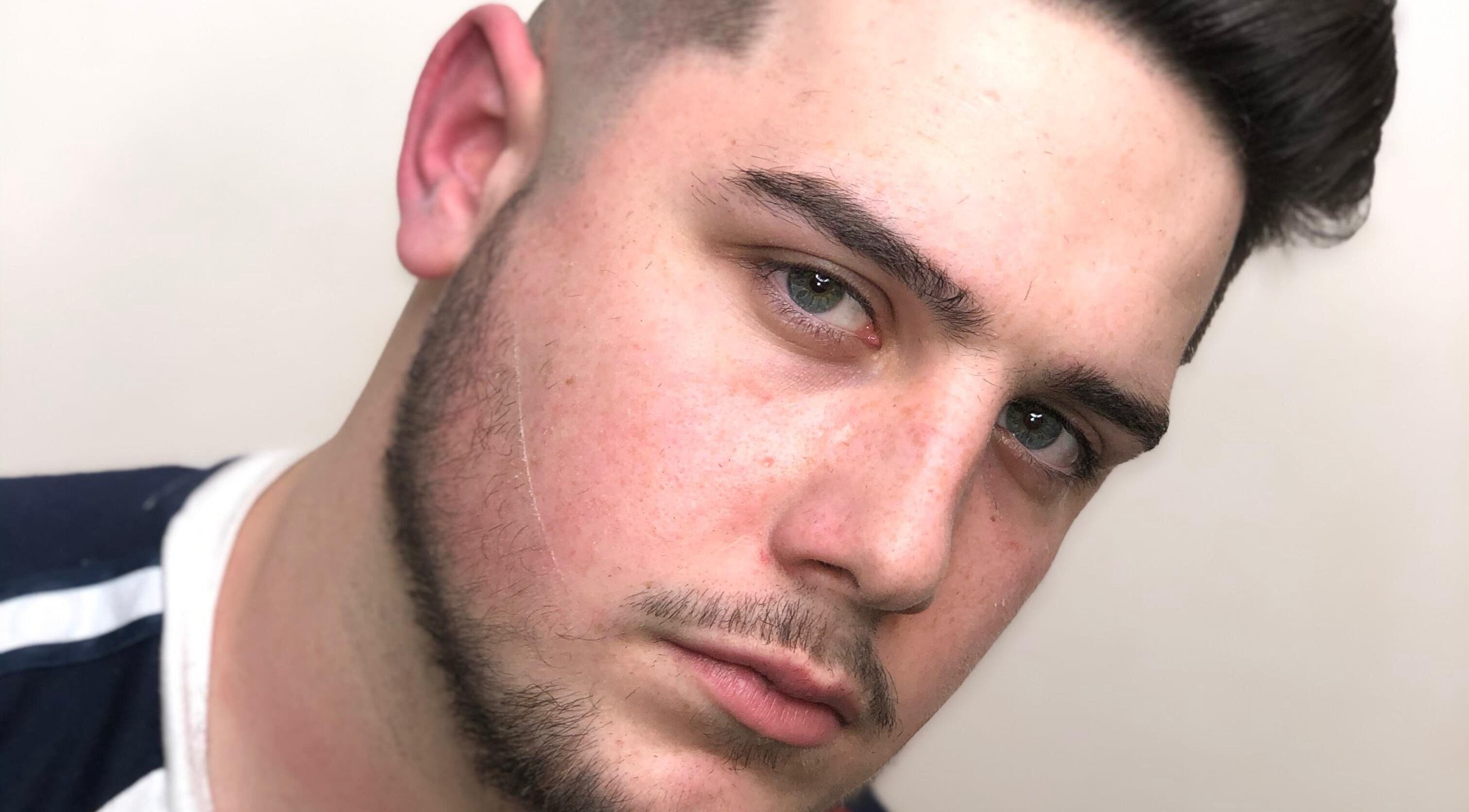 Close-up of a crafted beard style at Klipkonnect, Dubai, Dubai, AE. Showcasing modern grooming techniques.