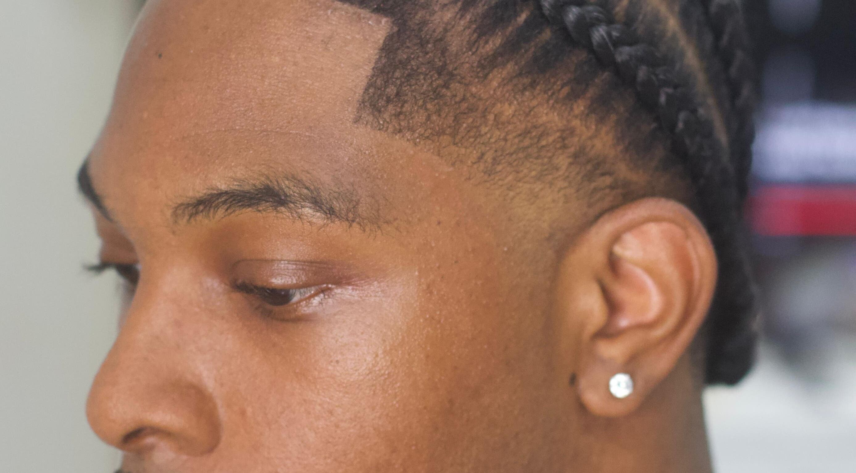 Close-up of braided hairstyle at Klipkonnect, Dubai, Dubai, AE. Showcasing expert hair design.