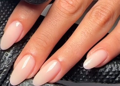 Manicured nails at Delisse Spa - Monsey, Spring Valley, New York, US, showcasing elegant nail art.