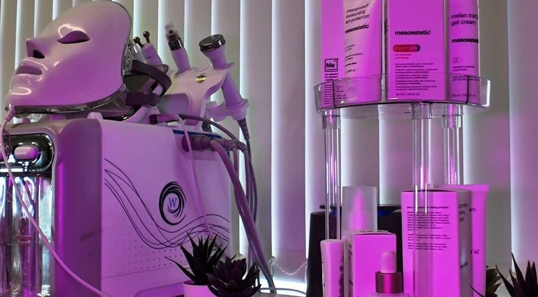 Advanced skincare equipment at Bloom Skin Studio, Burton Upon Trent, England, GB, highlighting beauty science.