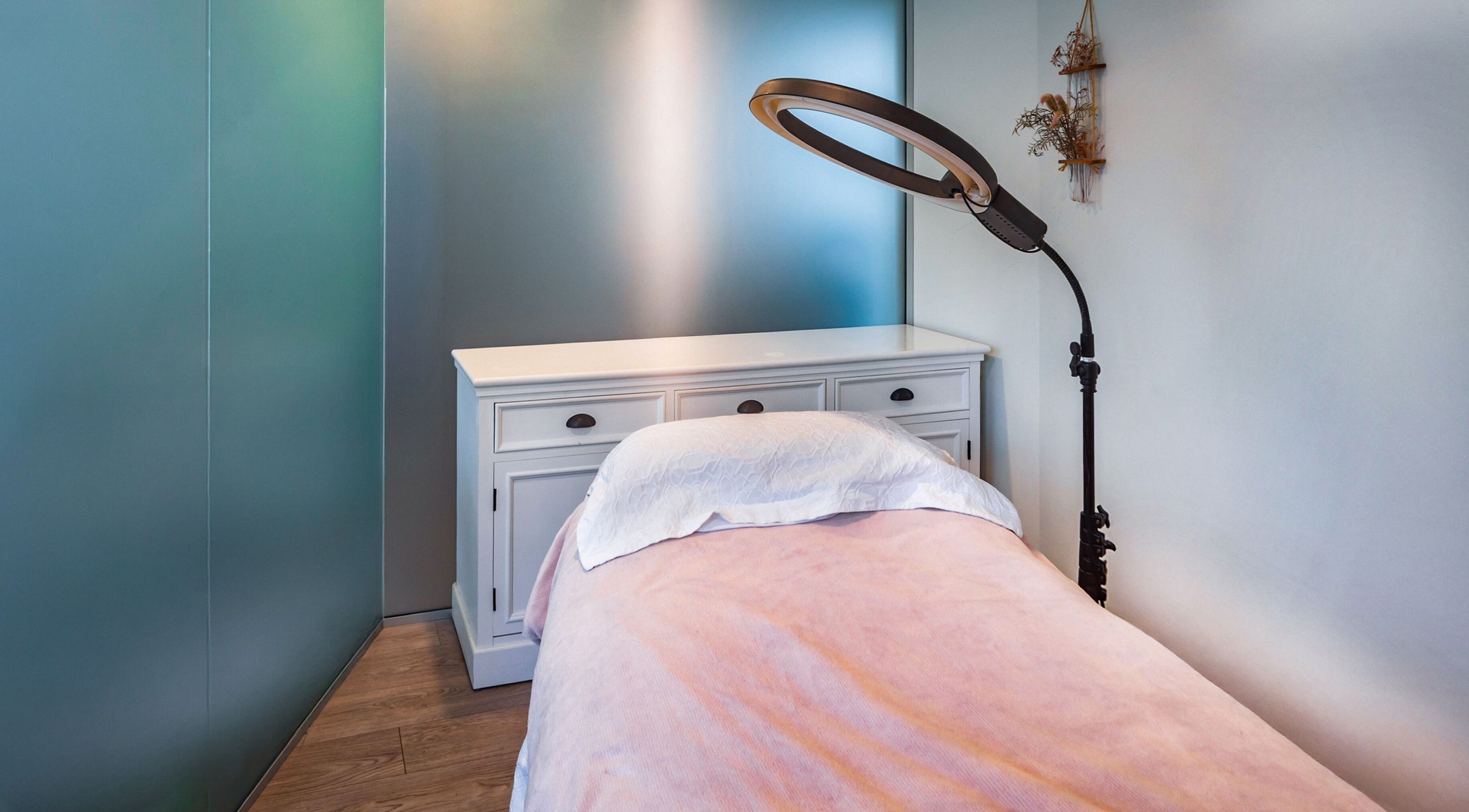 Calm, stylish treatment room at Verdo Beauty Parnell in Auckland, Auckland, NZ for ultimate relaxation.