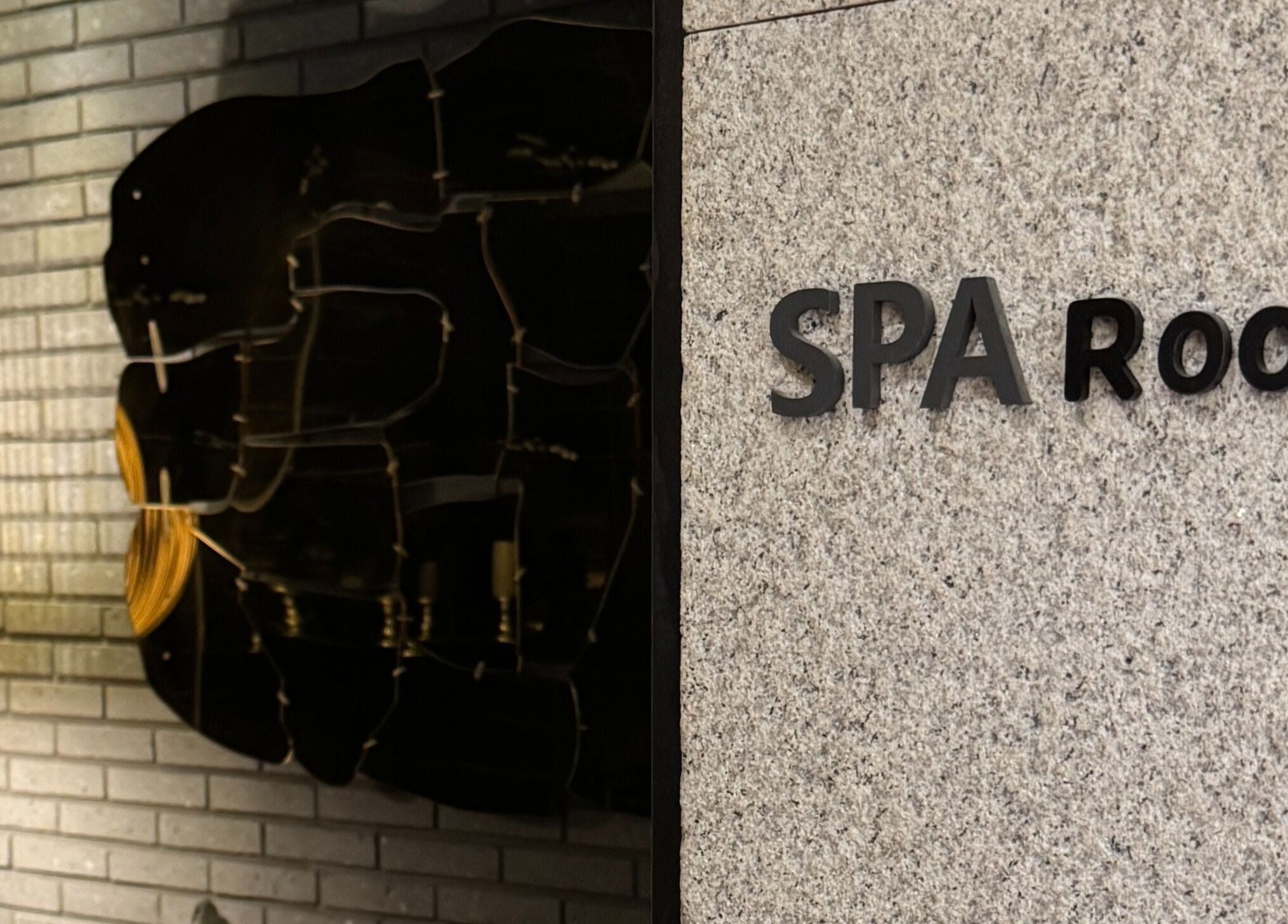 Spa room entrance at 준오헤어 압구정로데오１호점, 서울특별시, KR with modern design.