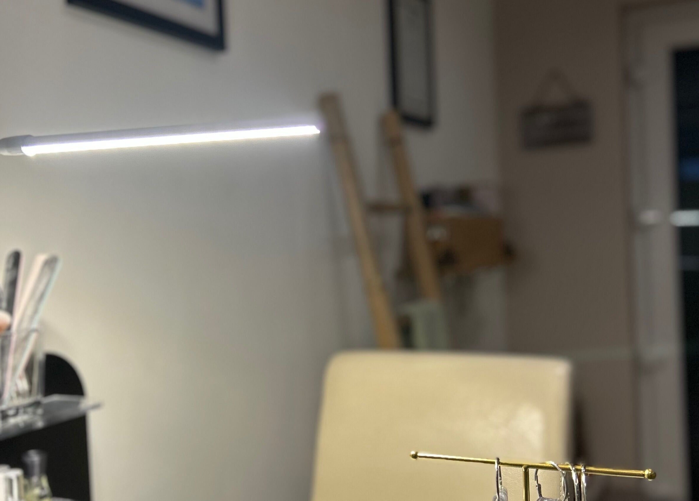 Cozy beauty station at Sophie’s Ultimate Beauty, Deeping Saint James, England, GB.