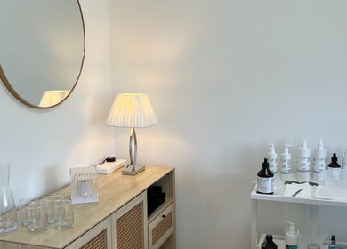 Stylish skincare setup at Niche Beauty by Lisa, Rochester, England, GB.